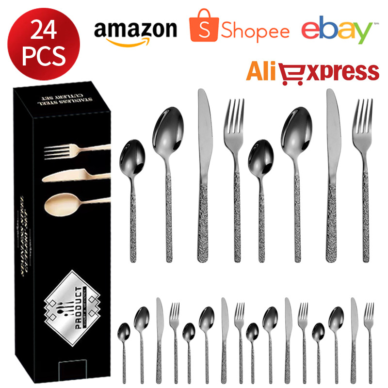 Black 24pcs
