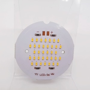 ラウンドアルミニウムLED PCB SMD 12W電子回路基板照明OEMメーカーSMT DIPアセンブリワンストップサービスLED PCB - Product Image 4