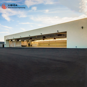 Edificio de estructura de acero hangar prefabricado con marco espacial de gran envergadura de diseño moderno al por mayor - Product Image 4