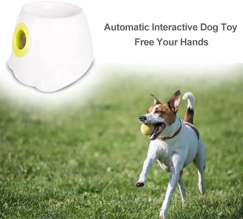 AFP Dog Ball Throwing Machine Training Smart Interactive Pet Toys Wholesale Automatic Dog Tennis Ball Launcher Pet Ball Thrower