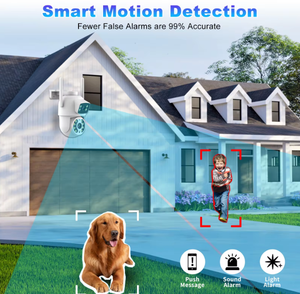 Regis 6MP Dual Lens Outdoor Wifi Network PTZ AI Human Detection Outdoor IP66 Waterproof Cctv IP Icsee <strong>Security</strong> <strong>Camera</strong> - Product Image 4