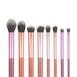 <strong>Real</strong> Travel Essentials Makeup <strong>Brush</strong> Kit Techniques Makeup <strong>Brushes</strong> Perfect for on the Go Multicolored Vegan Synthetic Makeup Bru