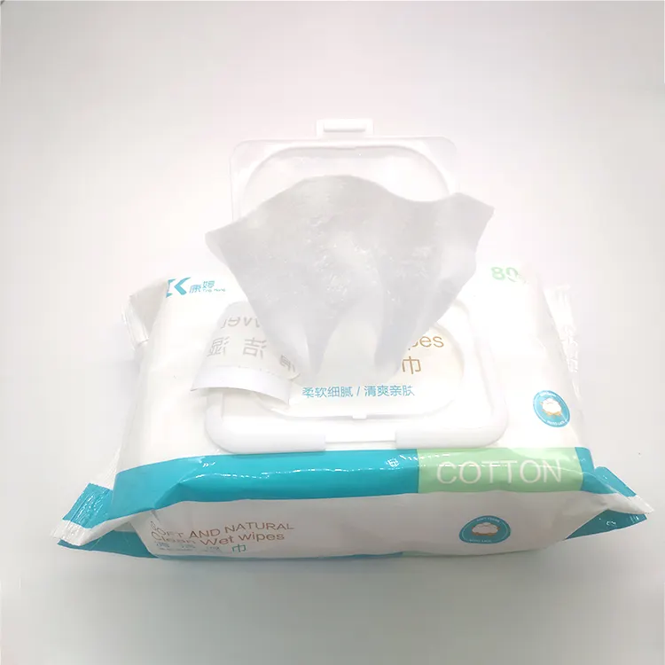 Lingettes biodégradables en bambou pour bébé, 80 sachets vides, emballage en Viscose biologique pour la bouche de la main