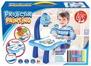 ホット販売Ledプロジェクターアート描画テーブルおもちゃキッズペインティングボードデスクアートと工芸品プロジェクション教育学習おもちゃ - Product Image 6