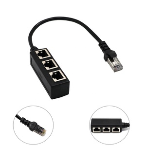 3 in 1 RJ45-Splitter LAN-Ethernet-Netzwerk RJ45-Anschluss Extender-Adapter kabel für Netzwerk erweiterung 1 Stecker auf Buchse - Product Image 5