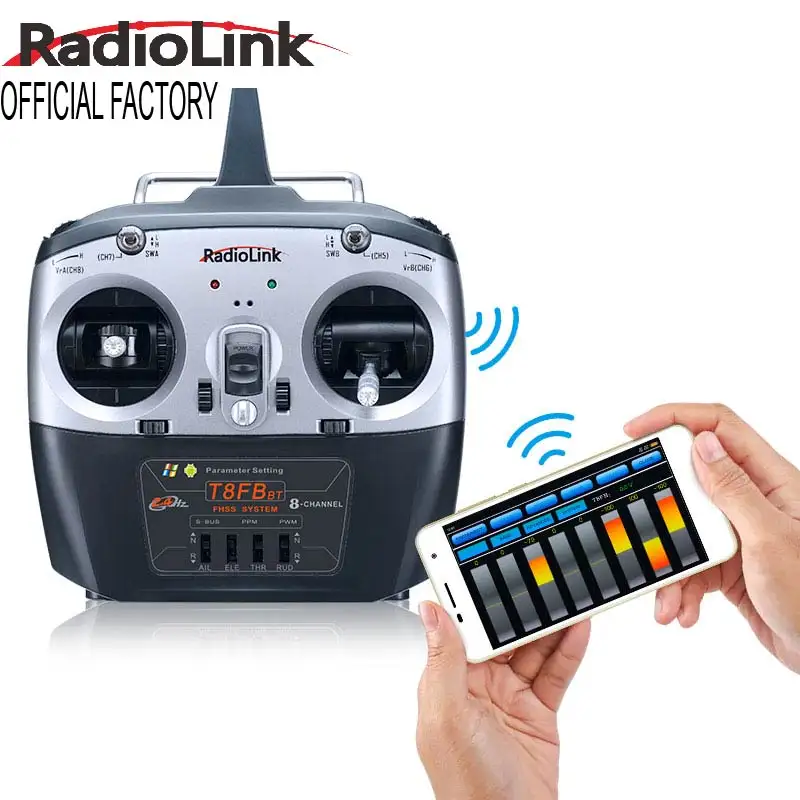 Radiolink T8FB 2,4 GHz 8 canales RC transmisor remoto controlador remoto Radio para velero barco de pesca barco agrícola