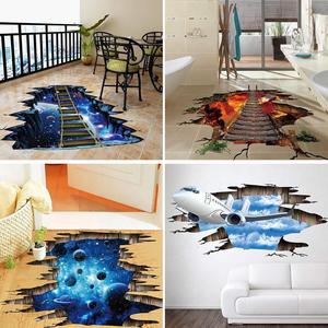 3d Vinyl Pvc Flooring Custom Adhesive <strong>Sticker</strong> - Product Image 5