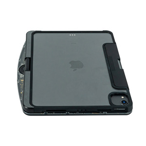 Funda de teclado Bluetooth giratoria multifunción de diseño novedoso estructura transparente negra compatible con iPad de 10,9 pulgadas/11 pulgadas - Product Image 4