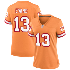 2024 yeni kadın Tampa Bay Buccaneers takı<span class=keywords><strong>m</strong></span> üniforma amerikan futbolu Jersey dikişli logolar işlemeli gömlek gençlik çocuklar giymek
