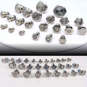 中国スイッチ8Mm/10Mm/12Mm/16Mm/19Mm/22Mm/25Mm/28Mm/30Mmオンオフボタン金属プッシュボタンコネクタ付きLEDプッシュボタンライト - Product Image 6