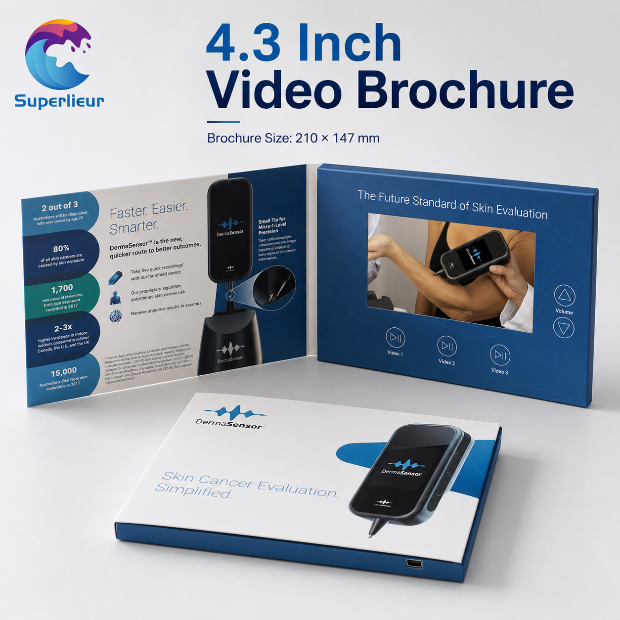 Brochure vidéo 4,3 pouces