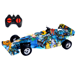 新製品グラフィティリモートコントロールフォーミュラレースカートイミニRcドリフトカー、照明付き高速レーシングカー、サウンド - Product Image 1