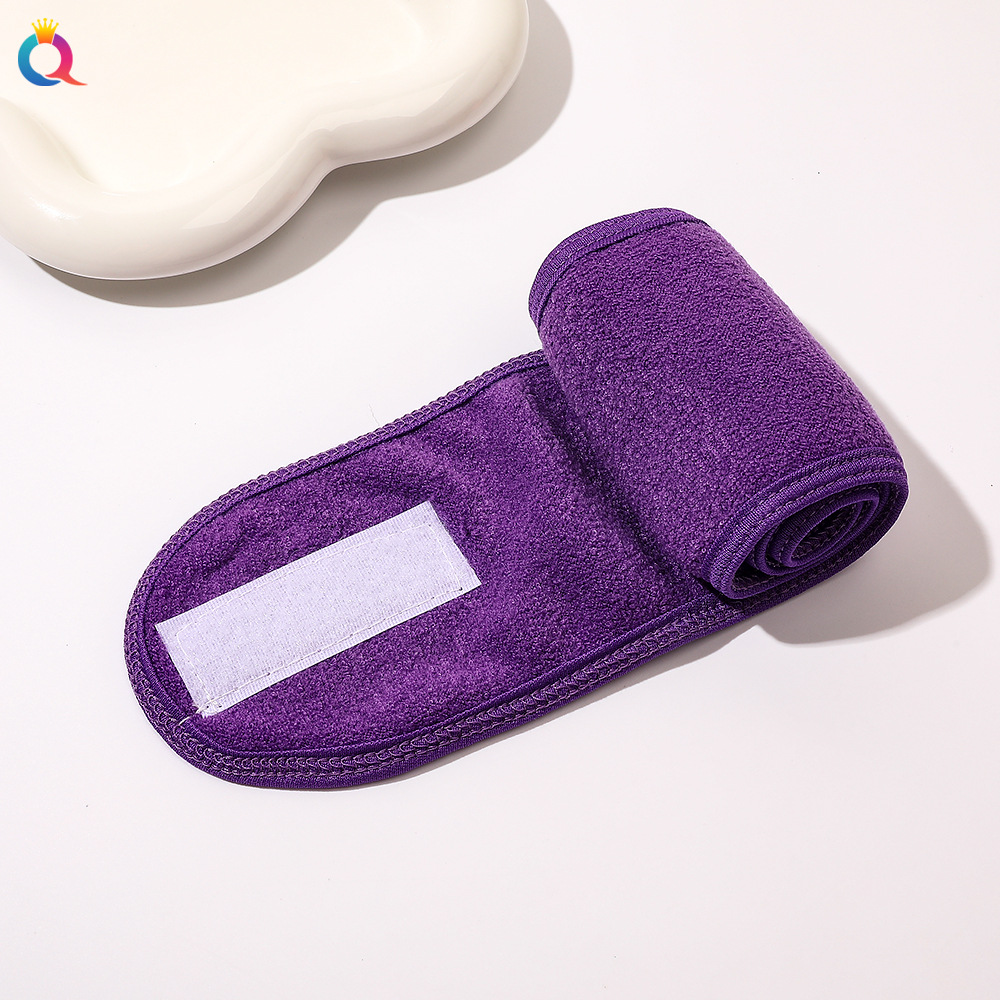 Velcro Hair Band - Dark Purple