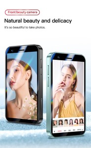 Sıcak satış F8 Pro Max Mini Android8.1 Smartphone 3.0 inç 2000mAh yüz kimliği çift SIM bekleme Play Store 3G Mini cep telefonu