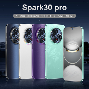 Sıcak satış kıvılcım 30 Pro 7.3 inç Smartphone 16GB + 1TB yüksek çözünürlüklü ekran çözünürlüğü çift SIM MTK işlemci akıllı cep telefonu - Product Image 2