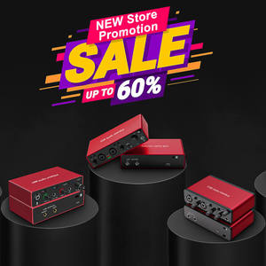 Sound Card Mixer External test Cheap Mixer Digital Usb Audio Interface 24bit/192khz for Live Recording Studio Audio Interface - Product Image 2