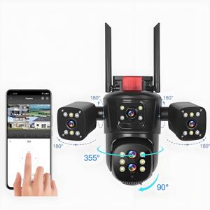 10X Magnification Five-lens All-round 8MP Security Guard Camara Wifi Ptz <strong>Camera</strong> <strong>Camera</strong> Security - Product Image 5