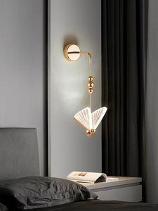 Duvar aplikleri Modern yatak odası için altın oturma odası kapalı fikstür aydınlatma işık aplik işıkları lambaları packlamp lamba duvar aplikleri