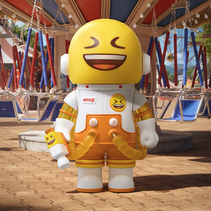 Popmart Mega Không Gian 100% Ban Đầu Molly Bí Ẩn Hộp Emojiii Loạt Phim Hoạt Hình PVC Đồ Chơi Hình Vinyl Sưu Tập Quà Tặng Cho Người hâm mộ - Product Image 4