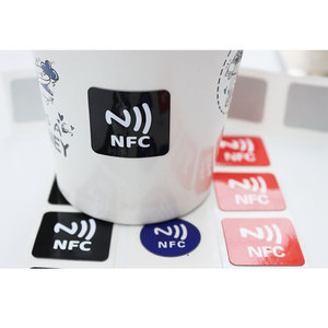 粘着RFIDリライト付きミニNfCインレイラベル小型RFIDステッカーペーパーロールタグ13.56mhz NfCステッカー - Product Image 6