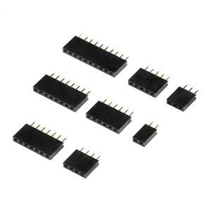 2 ~ 40P 2.54mm passo singola fila femmina presa PCB scheda Pin Header connettore striscia Pinheader 2/3/4/6/10/12/16/20/40Pin per Arduino - Product Image 2