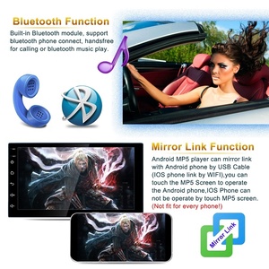 Sistema Android 10 Youtube Video FM Stereo 2Din 7 pollici Android 4 Core 1 16GB 9211 autoradio - Product Image 3