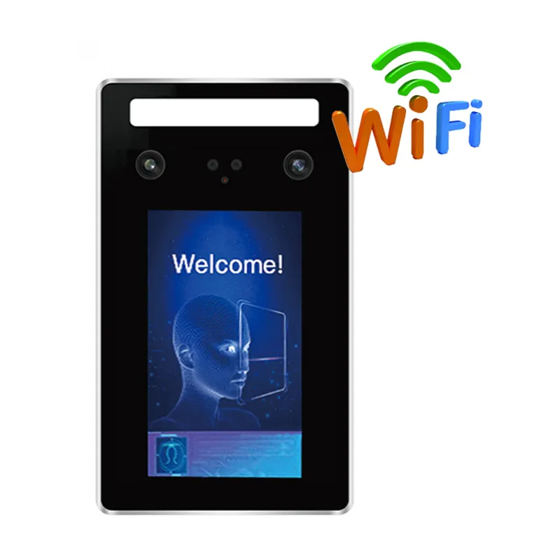 Outdoor Waterproof Biometric Face Recognition Access Control Time Attendance Facial Door Access Control System With RFID Reader