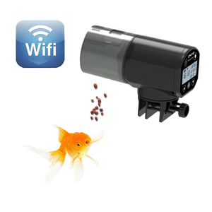 Kunden spezifische neue Wifi TUYA App Fernbedienung Smart Fish Feeder 200ml Timer Automatische Fisch fütterung für Aquarium - Product Image 1