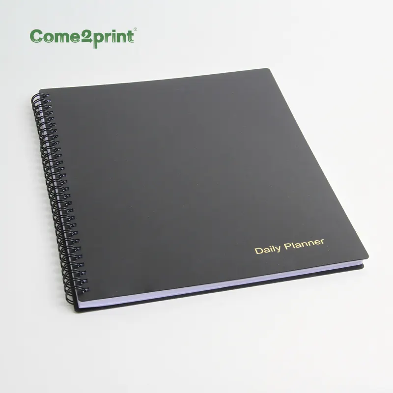 Spiraal Papier Notebooks Aanpassen Hardcover Binding Custom Gebonden Spoel College Regeerde Bulk Afdrukken Logo School Notebook A5 Grote