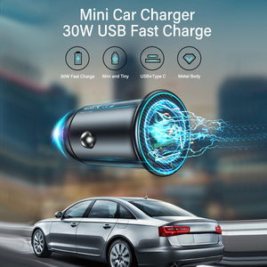 2022 Hot <strong>2</strong> <strong>in</strong> <strong>1</strong> <strong>2</strong> Usb QC3.0 Quick Charging 30w Fast Dual Usb Car Charger for Mobile Phones - Product Image 3