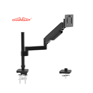 CHARMOUNT ขาตั้งจอภาพตั้งโต๊ะปรับความสูงได้ ขาตั้งจอภาพแบบปรับได้ ขาตั้ง VESA สําหรับจอภาพ - Product Image 1