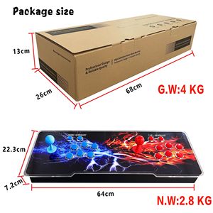 29800 in1パンドラボックスアーケードコンソール3Dレトロアーケードゲームコンソールキャビネットバートップ8ウェイジョイスティックプッシュボタン多くのデザイン - Product Image 6