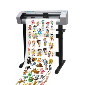 Bascocut 790mm kırmızı nokta manuel kontur DTF Sticker vinil kesici Signmaster yazılımı ile çizim kesici - Product Image 1