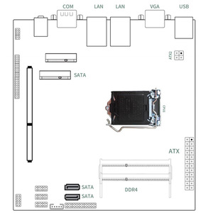 4U-H110 IPC Intel <strong>Celeron</strong> G3900/Core I3-6100/i5-6400/i7-6700 Processor H110-4U Intel Skylake Industrial Control Computer - Product Image 6