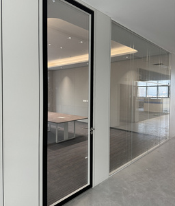 Fabricante de partición de vidrio templado modular para sistema de diseño de división de edificios de oficinas escolares - Product Image 6