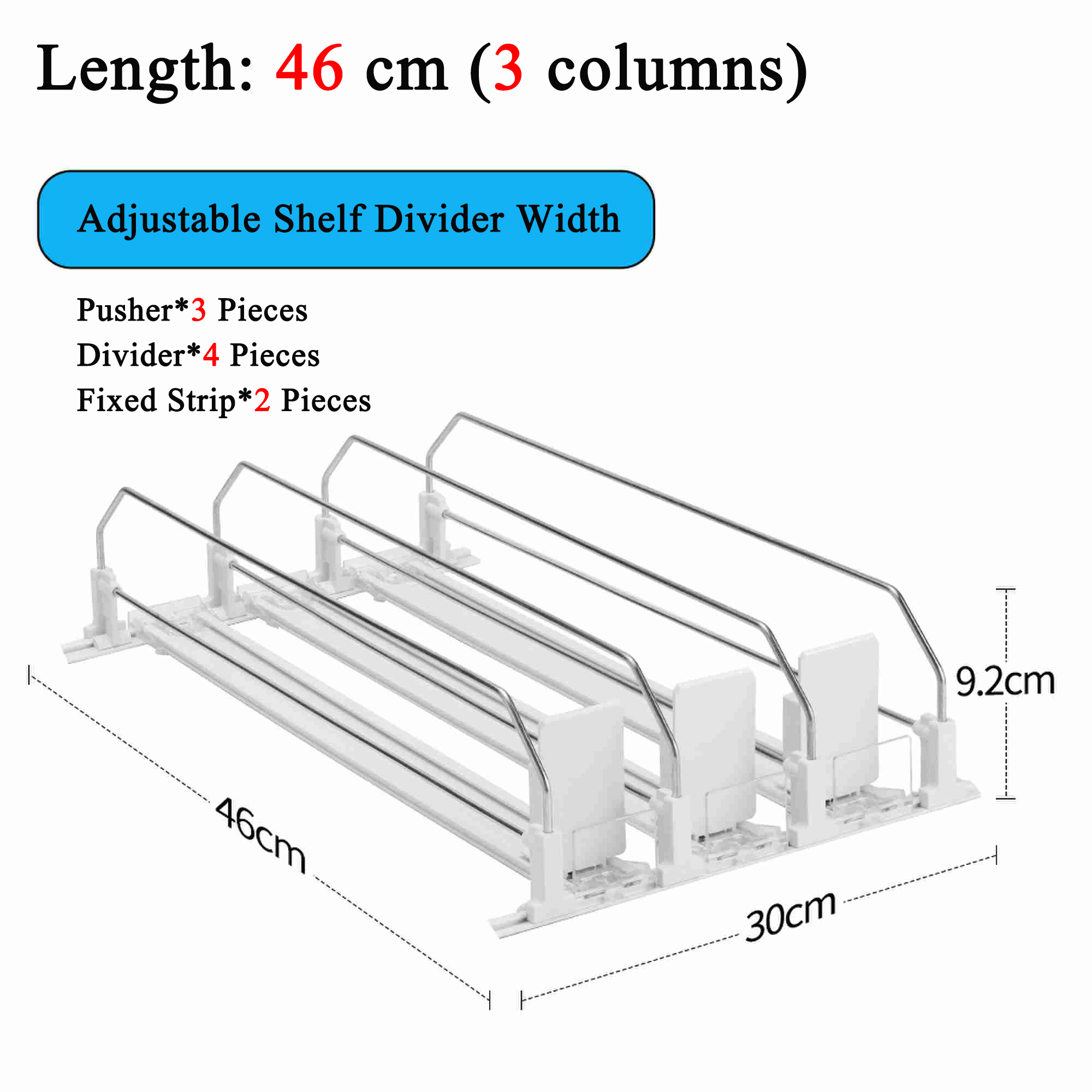 460*300*92MM (3 Columns)