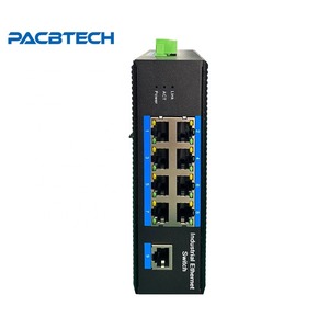 สวิตช์อีเธอร์เน็ต9พอร์ต10/100ม. อุตสาหกรรมราง DIN IP40 RJ45ประเภทตัวเชื่อมต่อไฟเบอร์ออปติกสวิตช์ LAN - Product Image 3