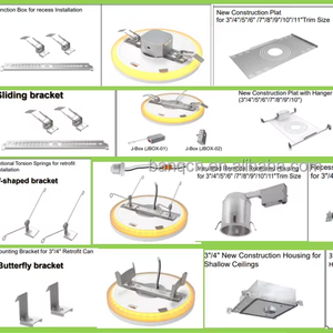 ไฟเพดานที่ทันสมัยพร้อมไฟ CCT ที่สลับได้-ยกระดับพื้นที่ของคุณด้วยแสงโดยรอบ - Product Image 3