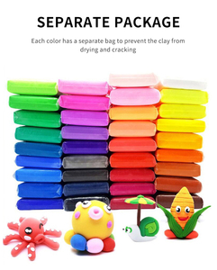 Ultra Light <strong>Clay</strong> 12-color Set for Children Primary School Safe Non-toxic Colored <strong>Clay</strong> Educational Toys for Hand-made <strong>Clay</strong> - Product Image 3