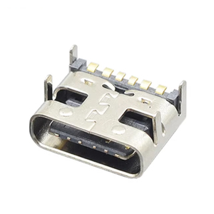 DIP c型USB 2.0母Usb插座连接器用6针Usb c型连接器充电 - Product Image 1