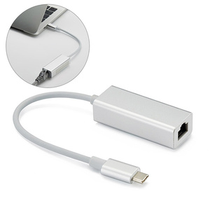 Tipo C a RJ45 Hub 10/100/100M adattatore Ethernet cavo di rete in alluminio Drive libero scheda di rete singola per telefoni Macbook - Product Image 6