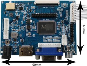 HD-MI <strong>VGA</strong> 2AV <strong>LCD</strong> <strong>Controller</strong> Board 50Pins 800x480 Resolution for 6.5\&quot; 7\&quot; 8\&quot; 9\&quot; AT065TN14 AT070TN92 AT090TN12 <strong>LCD</strong> Screens - Product Image 4