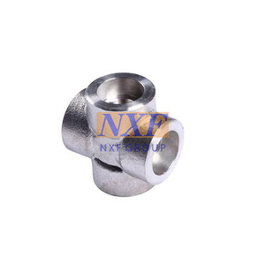 NXF ASTM B127 MONEL <strong>400</strong> Alloy/UNS N04400 DN15-1200 Class 150-2500 Nickel Alloy <strong>400</strong> Sw Fitting Forging Socket Welding <strong>Cross</strong> - Product Image 2