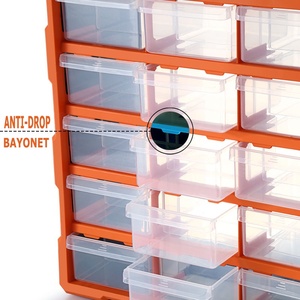 Đa-lưới phần cứng bộ phận bin nhựa hình chữ nhật lưu trữ hộp công cụ với vít phụ kiện PP văn phòng tổ chức - Product Image 5