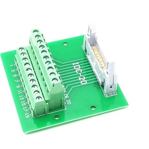 Maleに20P IDC20P Terminal Block Breakout Board Adapter PLC Relay Terminals DIN Rail Mounted - Product Image 6
