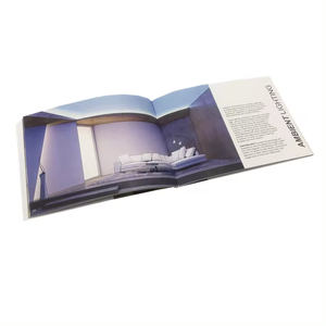 为公司介绍定制设计全彩印刷无线装订马鞍线小册子 - Product Image 5