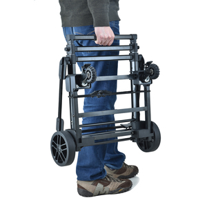 75kg <strong>Loading</strong> Compact Customized Size Folding Hand Trolley Cart Truck for Portable Power Station Bank Electric Generator Carrier - Product Image 5
