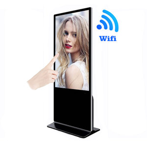 Uso interno Android 43 49 55 pollici LCD pubblicità chiosco interattivo Touch Screen piano in piedi rete Digital Signage - Product Image 4