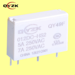 12V DC SPST-NO Mini <strong>Relay</strong> 5AMP 250VAC 7A 250VAC 4-Pin 0.12W Control Board Alternative Sealed PCB Frequency Converter 7A <strong>Relay</strong> - Product Image 1