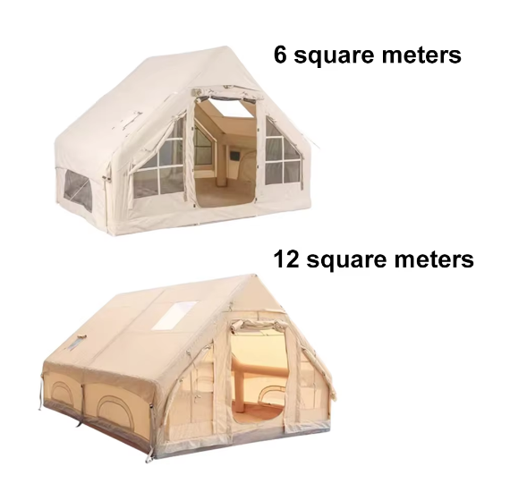 12 square meters of khaki color